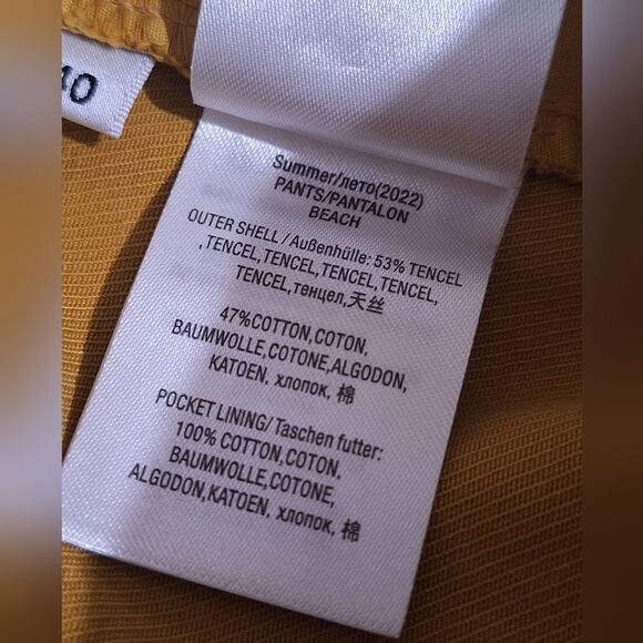 Essentials Tan Wide Leg Pants - Picture 5 of 10